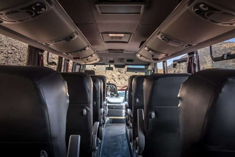 Inner view of RL Transport bus