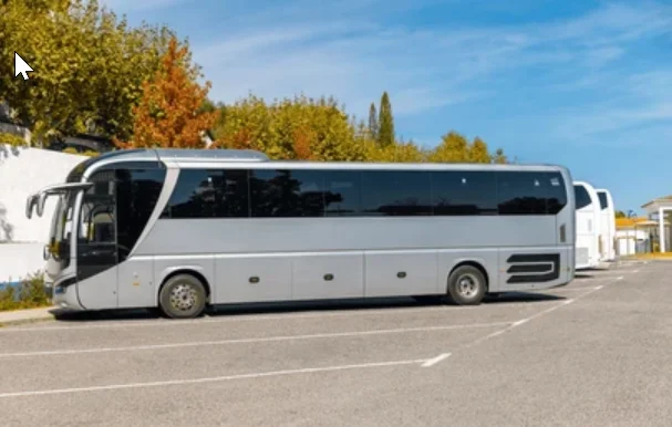Private bus service in Singapore with luxury coach for airport transfers and group transportation