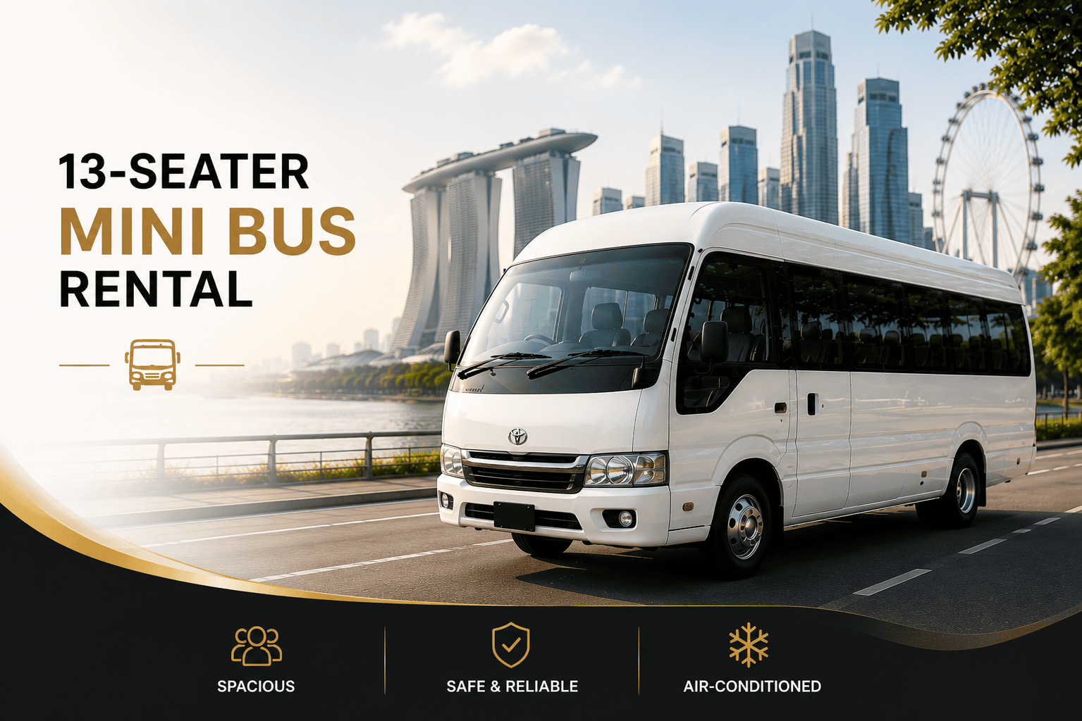 13-Seater Mini Bus Rental